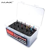 [Hunting Broadheads] M.A.K 6 Style of Archery Arrow Tips Assembled in a Plastic Broadhead Box for Hunting (Pack of 15)