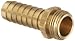 Dixon BLS617 Brass Hose Fitting, Long Shank Coupling, 3/4" GHT Male x 3/4" Hose ID Barbed primary