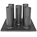 Titan Fitness Olympic Barbell Holder, Vertical Storage Display, 5-Bar Holder