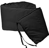 Babydoll Bedding Tailored Crib Bumper For Babies & Children Color - Black