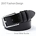 Leather Belts for Men - Mens Genuine Leather Dress Belt with Pin Buckle 35mm 36