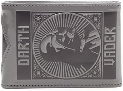 Star Wars Wallet Darth Vader Portrait Official Disney Grey Trifold