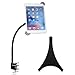 BESTEK 2 in 1 Gooseneck Tablet Holder Mount, Fully Rotatable iPad Holder Clamp Stand for iPad 2/3/4/iPad Air/2/iPad Mini 1/2/3/4 and Other 7-10.5 inch Tablet