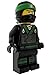 LEGO Ninjago 9009204 Sky Pirates Lloyd Kids Minifigure Light up Alarm Clock | Green/Black Plastic | 9.5 inches Tall | LCD Display | boy Girl | Official