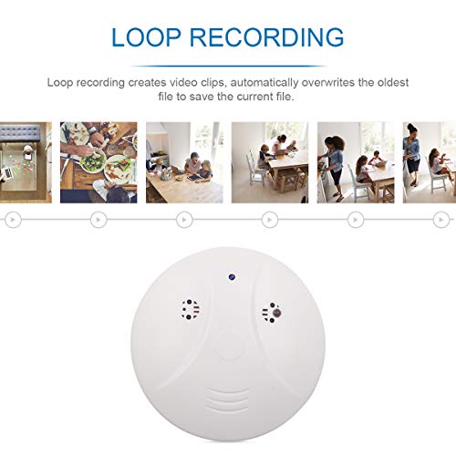WiFi Spy Camera Hidden Camera Smoke Detector Camera, Pelay HD 1080P