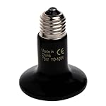 Deboc 50 W / 75 W / 100 W / 150 W / 200 W 110V Reptile Heating Light Ceramic Emitter Heat Light Lamp for Pet Reptile Brooder Breeding(75W)