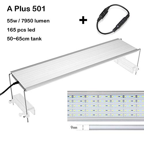 BGGSZD Chihiros A Plus Series ADA Style Plant Grow LED Light Aquarium Water Plant Fish Tank (Color : Plus501 free dimmer)