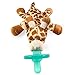 WubbaNub Infant Pacifier - Retro Colors Giraffe