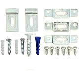Nielsen Metal Frame Security Hangers – Spring Lock, 10 Sets With 1 Security Key