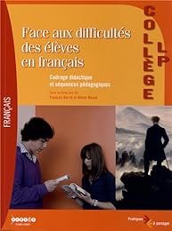 Face aux difficultés des élèves en français