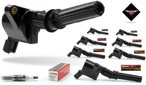 Tune Up Set Complete Set of 8 Heavy Duty Ignition coil DG-508 & 8 Motorcraft spark plug SP514