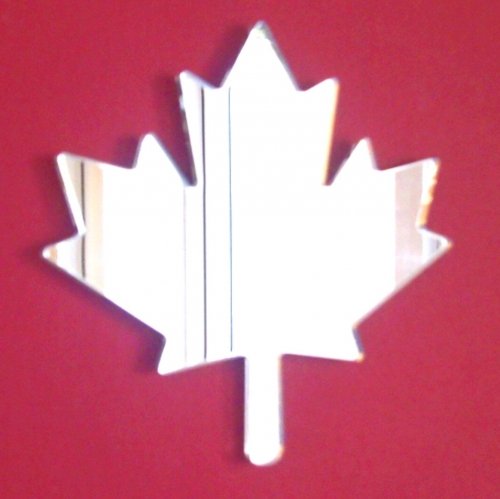 Super Cool Creations Maple Leaf Mirrors - 40cm x 39cm