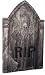 Scary Skeleton Bat Halloween Tombstone Prop