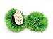 BEGONDIS Aquarium Decorations 2Pcs Green Grass Ball Water Plants, Artificial Fish Tank Decor, Made of Soft Plastic Safe for All Fish & Petsthumb 1
