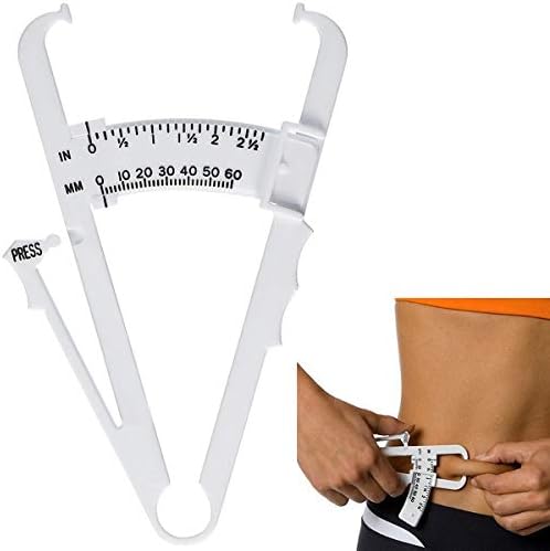 TnP Accessories Body Mass Fat Caliper Test Tester Calipers Weight Loss Health Waist Tool Analysers Monitor Skinfold Slim Measure Measurement