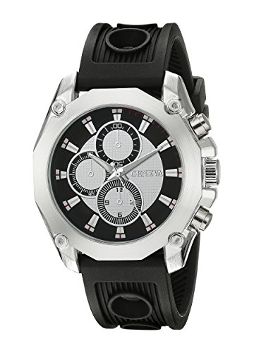 Geneva Men's FMDJM511 Analog Display Quartz Black Watch