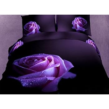 Amazon.com: Queen Size 3d Bedding Sets,100% Cotton,Red