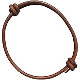 TEQUILA SUNRISE SHOP 3 mm Men Genuine Leather Bracelet - Handmade Adjustable Cuff, Mens Minimalism Leather Wrap Wristband, Simple Accessories, Premium Leather, Women Gift To Boyfriend, Pulsera Hombre