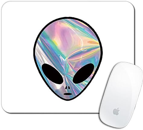 Royal Up Alien Mask Custom Mouse Pad Gaming Mat Keyboard Pad Waterproof Material Non-slip Personalized Rectangle Mouse pad (9.4x7.8x0.08Inch)