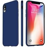 iPhone X Case, VANMASS 0.5MM Ultra Thin Slim Fit Full Protective iPhone 10 Shell with Super Soft TPU Material and Anti-Scratch Matte Back Cover Case for iPhone X – Dark Blue