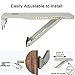 JEACENT Window Air Conditioner Brackets, Universal AC Window Support Bracket, Med Duty - Up to 85 lbs - 13.5” Arm for A/C Units