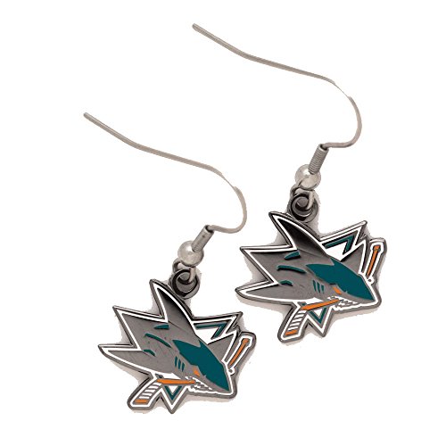 NHL San Jose Sharks Earrings Jewelry Card
