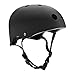 Adult Skateboard Helmet 11-Vents Adjustable Straps Protective Skiing Skate Bike Cycling Helmet Multi Color with Liner for Bicycle Skateboard Outdoor Sports Size Large Black