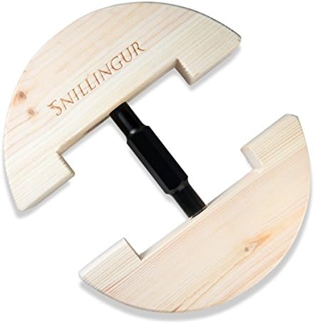 #1 Wooden Hat Stretcher (One Size Fits All) Cowboy, Baseball, Felt, Wool | Adjustable Sizing w/ Heavy Duty Turnbuckle | Relieve Pinching & Discomfort