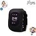TKSTAR GPS/GSM Tracker Watch for Kids Children Smart Anti-Lost Wrist Watch Bracelet Pedometer Sleep Tracker App for All Smartphone GSM Track without Sim Card Q50 (Black)