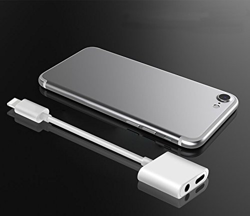 image for Ambrrhty Lightning Adapter,3.5mm Jack Aux Headphone Audio +Charger Ada