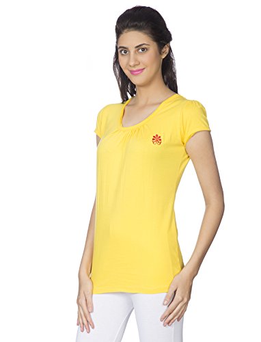 goldstroms women round neck embroidery logo t shirt