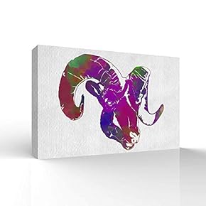 Canvas Wall Art for Living Room,Bedroom Home Artwork Paintings Abstract Animal Ready to Hang - 12x18 inches