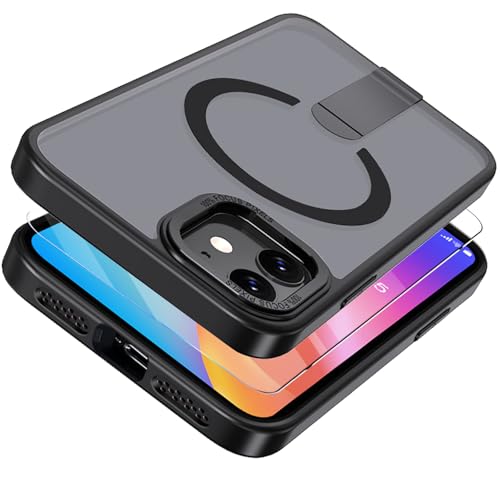 Giyer Coque de protection magnétique pour iPhone 12, avec... en promo sur Amazon