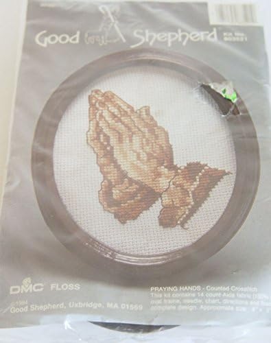 Counted Cross Stitch Kit - Praying Hands with Frame No. 803521