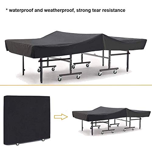 ORANDESIGNE Table Tennis Table Cover Ping Pong Table Waterproof Cover
