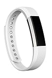 Fitbit Alta Bands,Qadou Classic Accessory Replacement Silicone Bands for Fitbit Alta Small , Available in 12 Colors (white)