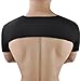 GOGO Black Double Shoulder Support, Neoprene Protector Wrap Brace-M