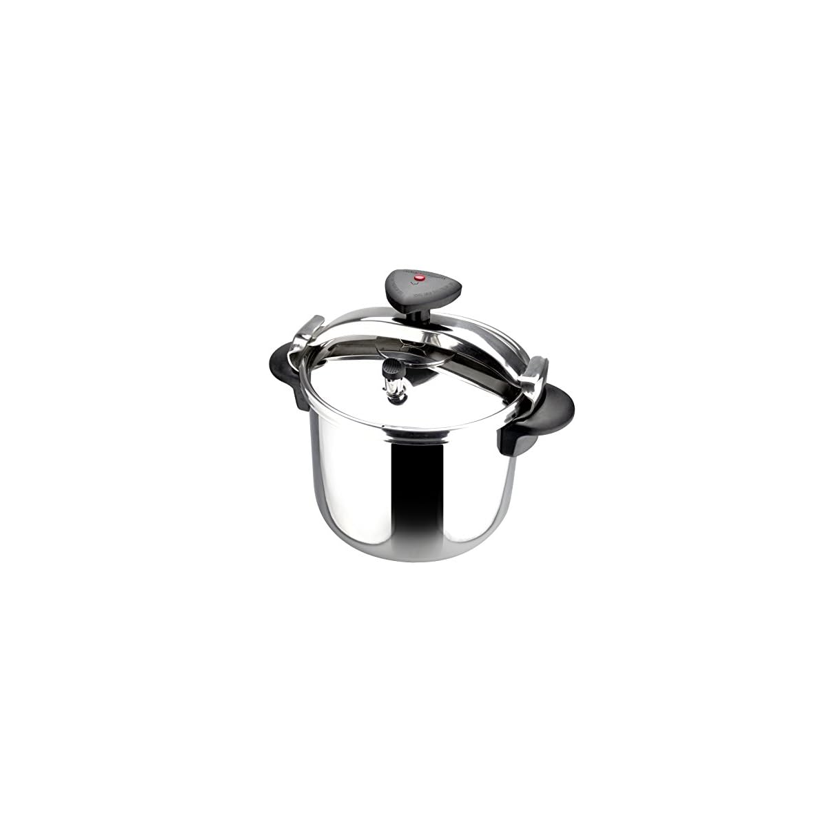 MAGEFESA Star Quick Easy To Use Pressure Cooker, 18/10 Stainless Steel, Suitable for induction