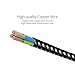 Zteanok iPhone Cable , 2 Pack 10 Feet Nylon Braided Cord Lightning Cable to USB Charging Charger for iPhone 7/7 Plus/6/6 Plus/6S/6S Plus,SE/5S/5,iPad,iPod Nano 7 - 10 Ft(3 Meters) - Black White