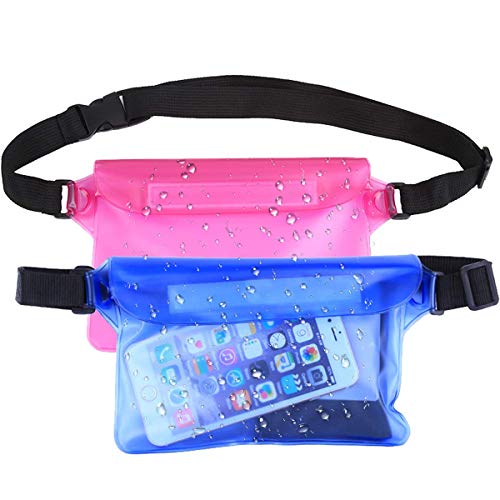Yigou Waterproof Pouch Bag 2 Pack with Wist Strap Universal Dry Bag Case Prefect to Keep Your Phone Dry and Safe Idear for Boating Swimming Snorkeling Kayaking Beach Water Parks Fishing - Thumbnail 7