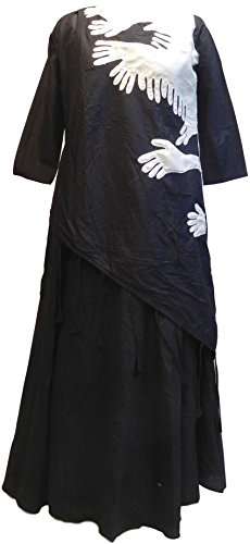 Smsaree Stylish & Designer Premium Quality Ethnic Silk Kurti For Women (Black)