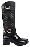 Women Forever Knee High Side Zip Riding Winter Rain Boots