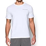 Under Armour Men's Charged Cotton T-Shirt, White (100)/Graphite, Large