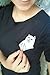 College Girl Style Pocket Middle Finger Cat Print Tee(Size:S-4XL)/Cap/IPhone Case