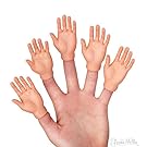 Accoutrements Finger Hands-Set of 5