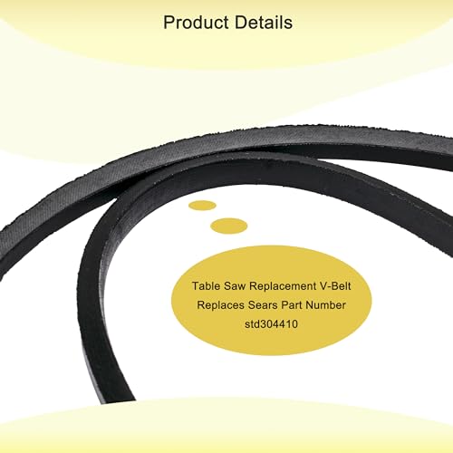 V-Belt For Sears Craftsman 10" Contractor Belt Drive Table Saw photo 7