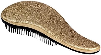 Wenobby Detangling Brush Detangler Hair Comb-Massage Detangle Hair Brush for All Hair Types-Wet or Dry-Adults &amp; Kids-No More Tangles (gold)