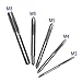 IBEUTES Adjustable T-Handle Ratchet Tap Holder Wrench Tapping Threading Tool Set with 5pcs M3-M8 3mm-8mm Machine Screw Thread Metric Plug T-shaped Tap