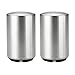 Honbay 2 Pack Beer Bottle Opener with Magnetic Cap Catcher,Silver