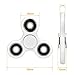 NEWBEA Hand Spinner Tri-Spinner Fidget Spinner Toy Stress Reducer - Perfect For ADD, ADHD, Anxiety, and Autism Adult Children (Three wings white C)